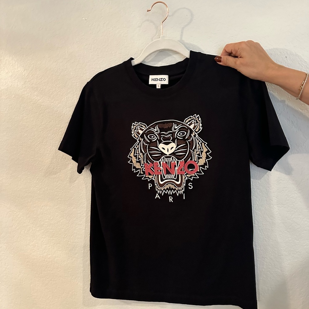 Embroidered Kenzo Paris Tee